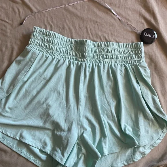 TALULAH Green Athletic Shorts with Elastic Waistband - Picture 9 of 9